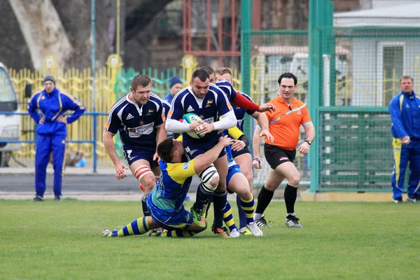 Odessa Ucrania Abril 2013 Copa Europa Internacional Rugby Equipo Moldavia —  Fotos de Stock