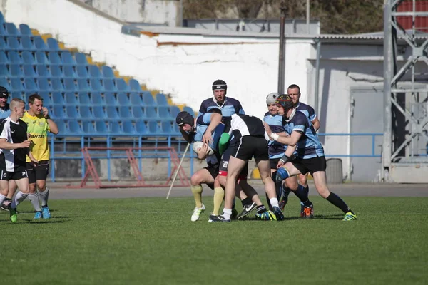 Oděsa Ukrajina Dubna 2018 Mezinárodní Utkání Evropské Rugby Championship Politechnik — Stock fotografie