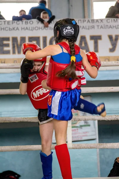 Odessa Ucrânia Março 2015 Copa Ucrânia Sobre Boxe Entre Crianças — Fotografia de Stock
