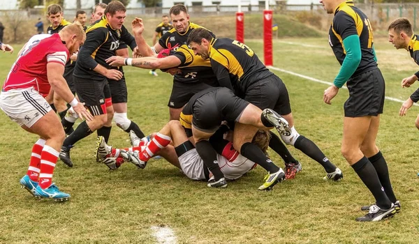 Odessa Ukraina Listopada 2015 Rugby Puchar Ukrainy Credo Odessa Olympic — Zdjęcie stockowe