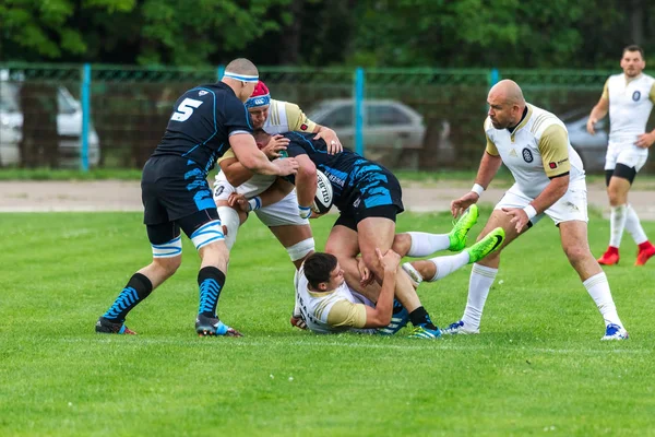 Krasnodar Rússia Maio 2018 Campeonato Russo Rugby Entre Homens Kuban — Fotografia de Stock