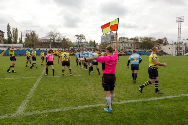 Odessa Ukraine Mai 2017 European Rugby Champions Cup Ukraine Bleu — Photo