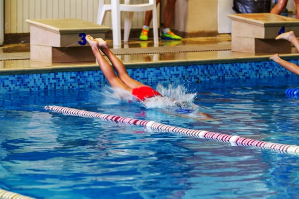 Odessa Ucrania Septiembre 2016 Natación Deportiva Piscina Durante Campeonato Ucraniano —  Fotos de Stock