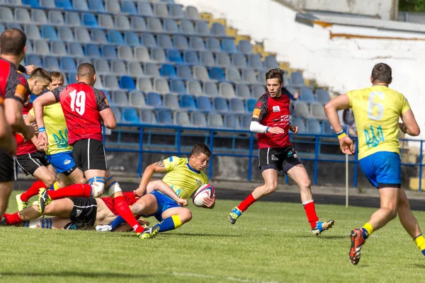 Odessa Ucrania Mayo 2016 Semifinal Copa Europa Rugby Tenso Juego —  Fotos de Stock