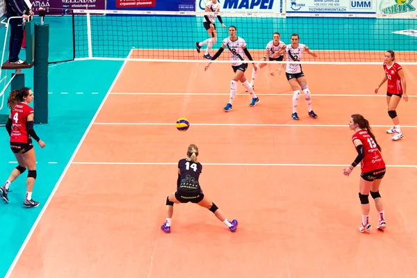 Odessa Ukrayna Eylül 2017 2018 Voleybol Cev Kupası Kadınlar Oynanan — Stok fotoğraf