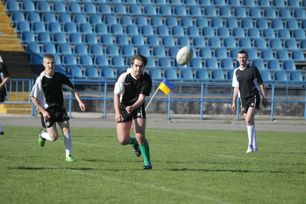 Oděsa Ukrajina Dubna 2018 Mezinárodní Utkání Evropské Rugby Championship Politechnik — Stock fotografie