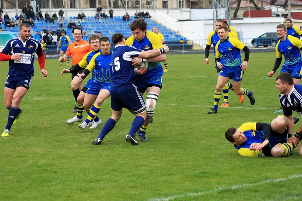 Odessa Ucraina Aprilie 2013 Rugby Pentru Cupa Europeană Internațională Echipa — Fotografie, imagine de stoc