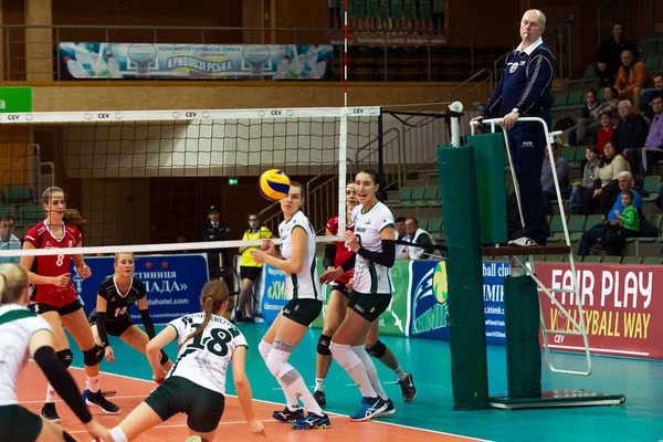 Odessa Ukrayna Eylül 2017 2018 Voleybol Cev Kupası Kadınlar Oynanan — Stok fotoğraf