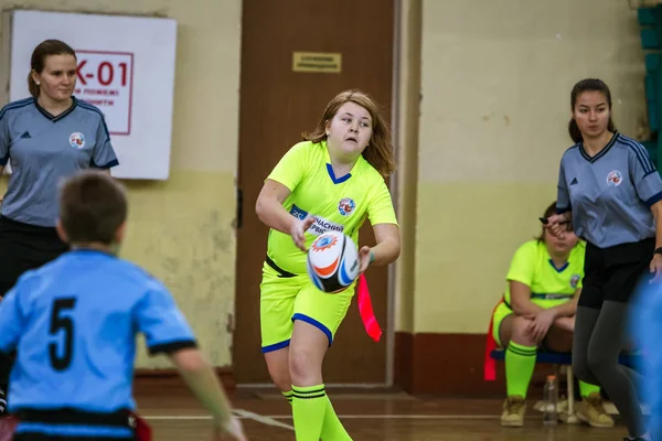 Odessa Ucrania Abril 2017 Liga Rugby Odessa Partido Escuela Deportes —  Fotos de Stock