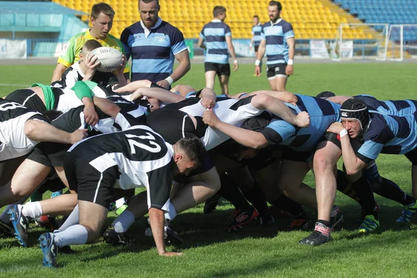 Oděsa Ukrajina Dubna 2018 Mezinárodní Utkání Evropské Rugby Championship Politechnik — Stock fotografie