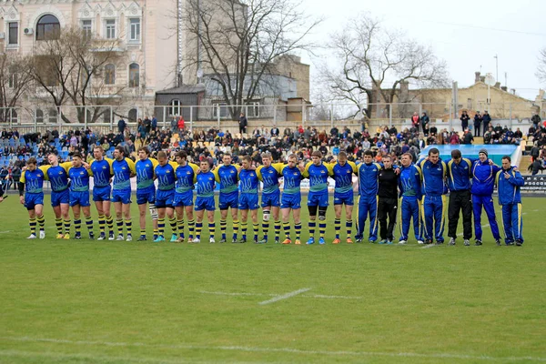 Odessa Ukrayna Nisan 2013 Uluslararası Avrupa Kupası Rugby Moldova Ukrayna — Stok fotoğraf