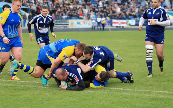 Odessa Ucrânia Abril 2013 International European Cup Rugby Equipa Moldávia — Fotografia de Stock