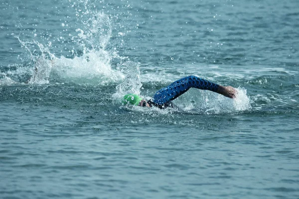 Одесса Украина Сентябрь 2018 Oceanman Open Water Swimming Competitions Odessa — стоковое фото