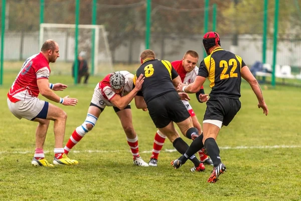 Odessa Ucraina Noiembrie 2015 Cupa Ucrainei Rugby Credo Odessa Olimpiada — Fotografie, imagine de stoc