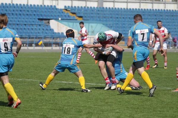 Odessa Ukraine April 2018 International Rugby Match Credo Odessa White — Stock Photo, Image