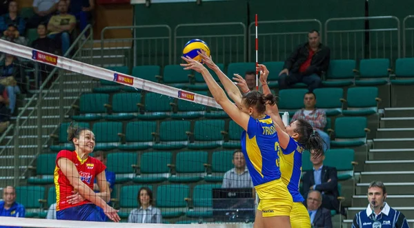 Odessa Ukraine September 2016 Europameisterschaft Frauenvolleyball Spielen Der Ukrainischen Und — Stockfoto