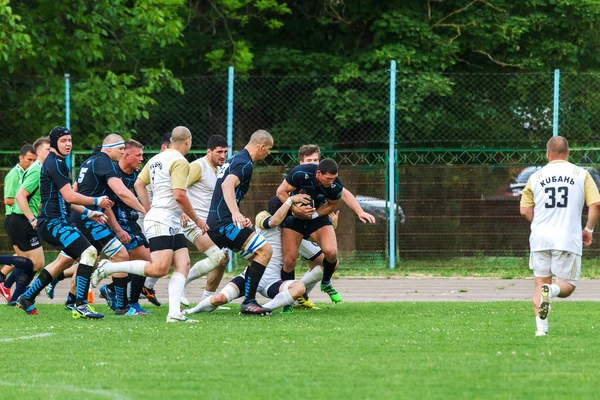 Krasnodar Rússia Maio 2018 Campeonato Russo Rugby Entre Homens Kuban — Fotografia de Stock
