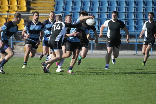 Odessa Ucrânia Abril 2018 International Match European Rugby Championship Politechnik — Fotografia de Stock