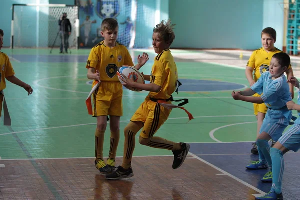 Abril 2017 Odessa Ucrania Liga Rugby Odessa Escuela Deportes Especiales — Foto de Stock