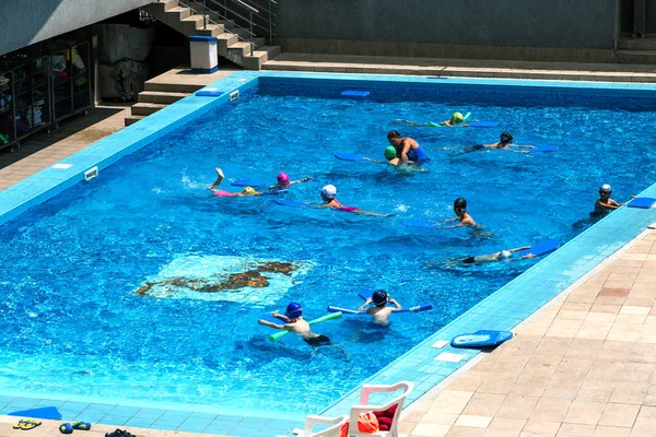 Varna Bulgaria Maggio 2017 Affascinanti Bambini Felici Divertono Fare Bagno — Foto Stock