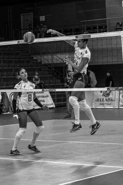 Odessa Ucrania Septiembre 2016 Campeonato Europa Voleibol Femenino Juego Las —  Fotos de Stock