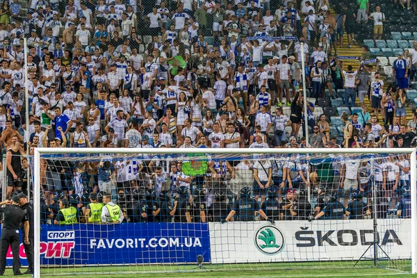 Odessa Ukrayna Temmuz 2018 Bir Kalabalık Futbol Stadyumu Ziyaret Edenler — Stok fotoğraf