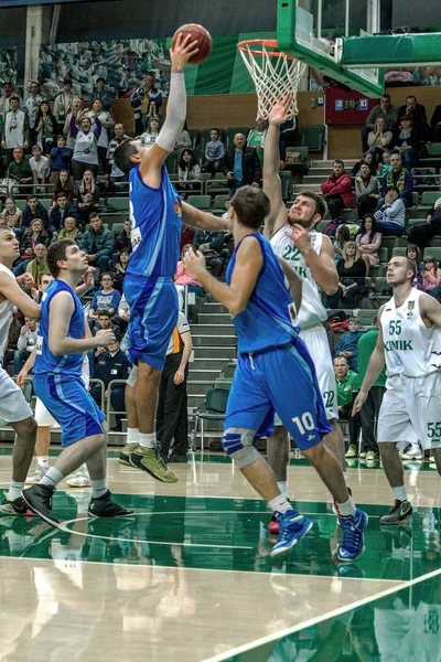 Oděsa Ukrajina Prosince 2015 Zápas Super League Ukrajiny Basketbalové Derby — Stock fotografie