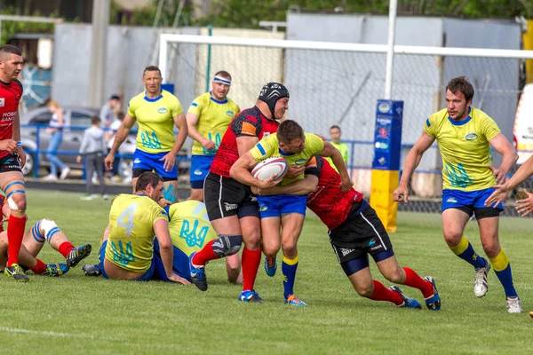 Odessa Ukraina Maja 2016 Roku Półfinale Pucharu Europy Rugby Trzymająca — Zdjęcie stockowe