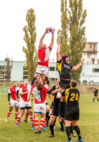 Odessa Ukraina November 2015 Ukrainska Cup Rugby Credo Odessa Och — Stockfoto