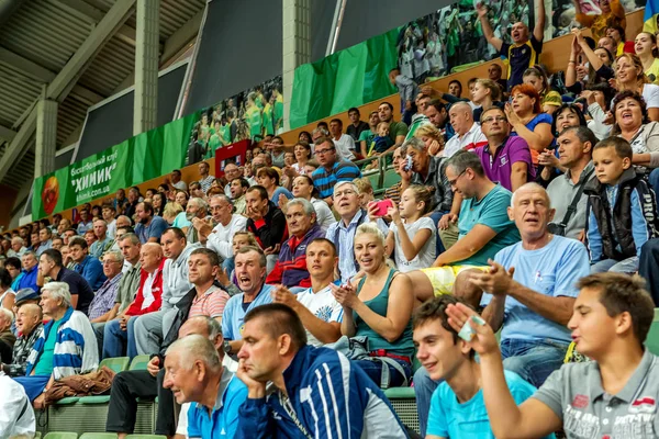 Odessa Ukrajna Szeptember 2016 Néző Női Röplabda Európa Bajnokság Alatt — Stock Fotó