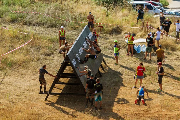 Odessa Oekraïne Augustus 2018 Traditionele Sport Races Van Natie Oekraïense — Stockfoto