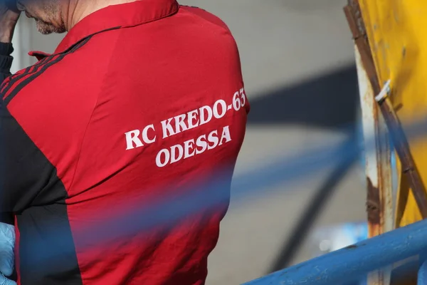 Odessa Ukraine April 2018 Internationales Rugbyspiel Credo Odessa Und Weiße — Stockfoto