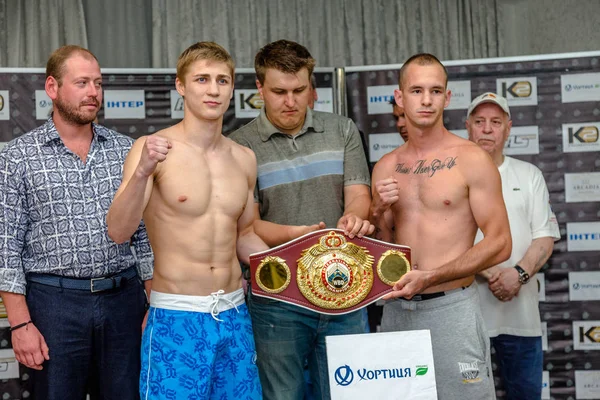 Odessa Ukraine May 2014 Gyula Vajda Hungary World Heavyweight Boxing — Stock Photo, Image