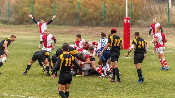 Odessa Ukraina November 2015 Ukrainska Cup Rugby Credo Odessa Och — Stockfoto