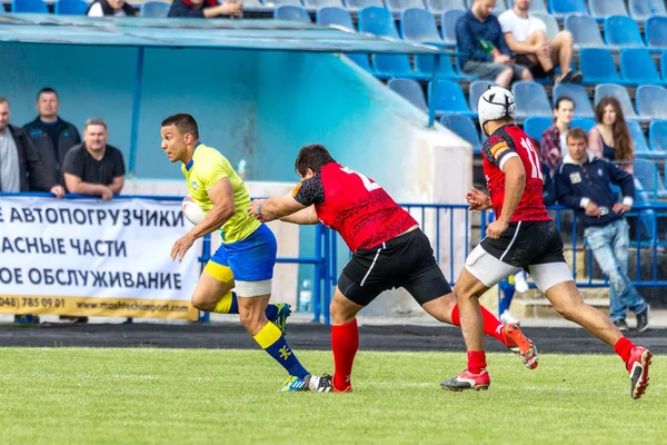 Odessa Ucrania Mayo 2016 Semifinal Copa Europa Rugby Tenso Juego — Foto de Stock