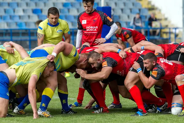 Odessa Ukraina Maja 2016 Roku Półfinale Pucharu Europy Rugby Trzymająca — Zdjęcie stockowe