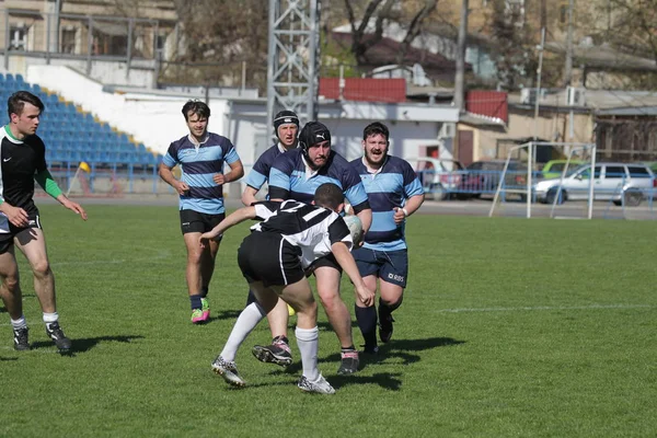 Odessa Ucrania Abril 2018 International Match European Rugby Championship Politechnik —  Fotos de Stock