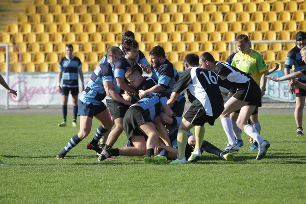 Odessa Ukraine April 2018 Länderspiel Rugbyeuropameisterschaft Politechnik Odessa Sports Aeim — Stockfoto