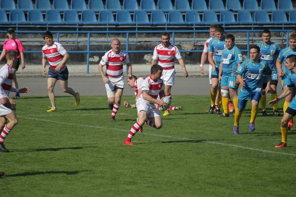 Odessa Ukraine April 2018 Internationales Rugbyspiel Credo Odessa Und Weiße — Stockfoto