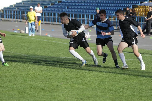 Odessa Ucrania Abril 2018 International Match European Rugby Championship Politechnik —  Fotos de Stock