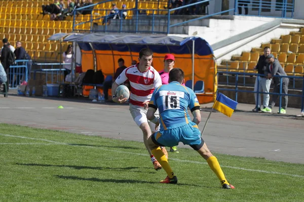 Odessa Ukraina April 2018 Internationella Rugby Match Credo Odessa Och — Stockfoto