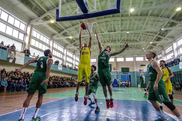 Odessa Ukrayna Aralık 2016 Odessa Kimyager Arasında Basketbol Derby Üzerinde — Stok fotoğraf