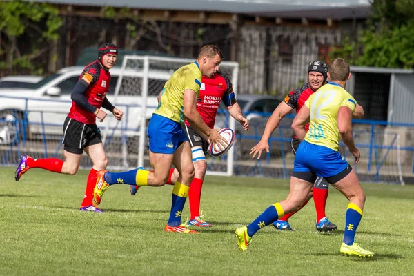 Odessa Ukraina Maja 2016 Roku Półfinale Pucharu Europy Rugby Trzymająca — Zdjęcie stockowe