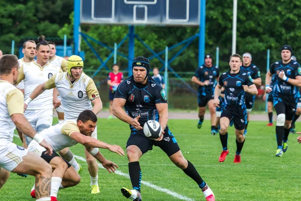 Krasnodar Rusia Mayo 2018 Campeonato Ruso Rugby Entre Hombres Kuban —  Fotos de Stock