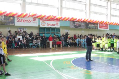 Odessa, Ukrayna - 29 Nisan 2017: rugby ligi odessa maçın özel spor okulu