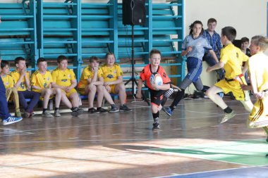 29 Nisan 2017 - Odessa, Ukrayna: rugby ligi odessa maçın özel spor okulu