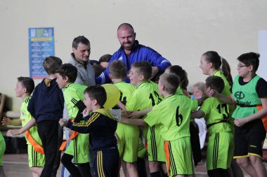 29 Nisan 2017 - Odessa, Ukrayna: rugby ligi odessa maçın özel spor okulu