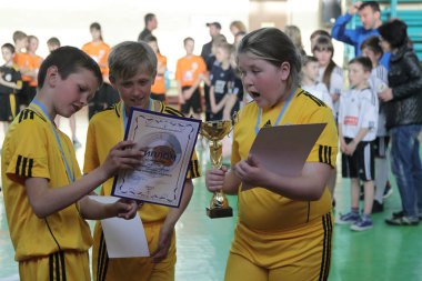 Odessa, Ukrayna - 29 Nisan 2017: rugby ligi odessa maçın özel spor okulu