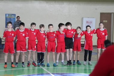 29 Nisan 2017 - Odessa, Ukrayna: rugby ligi odessa maçın özel spor okulu