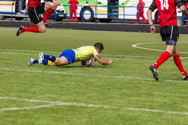 Odessa Ucrania Mayo 2016 Semifinal Copa Europa Rugby Tenso Juego — Foto de Stock